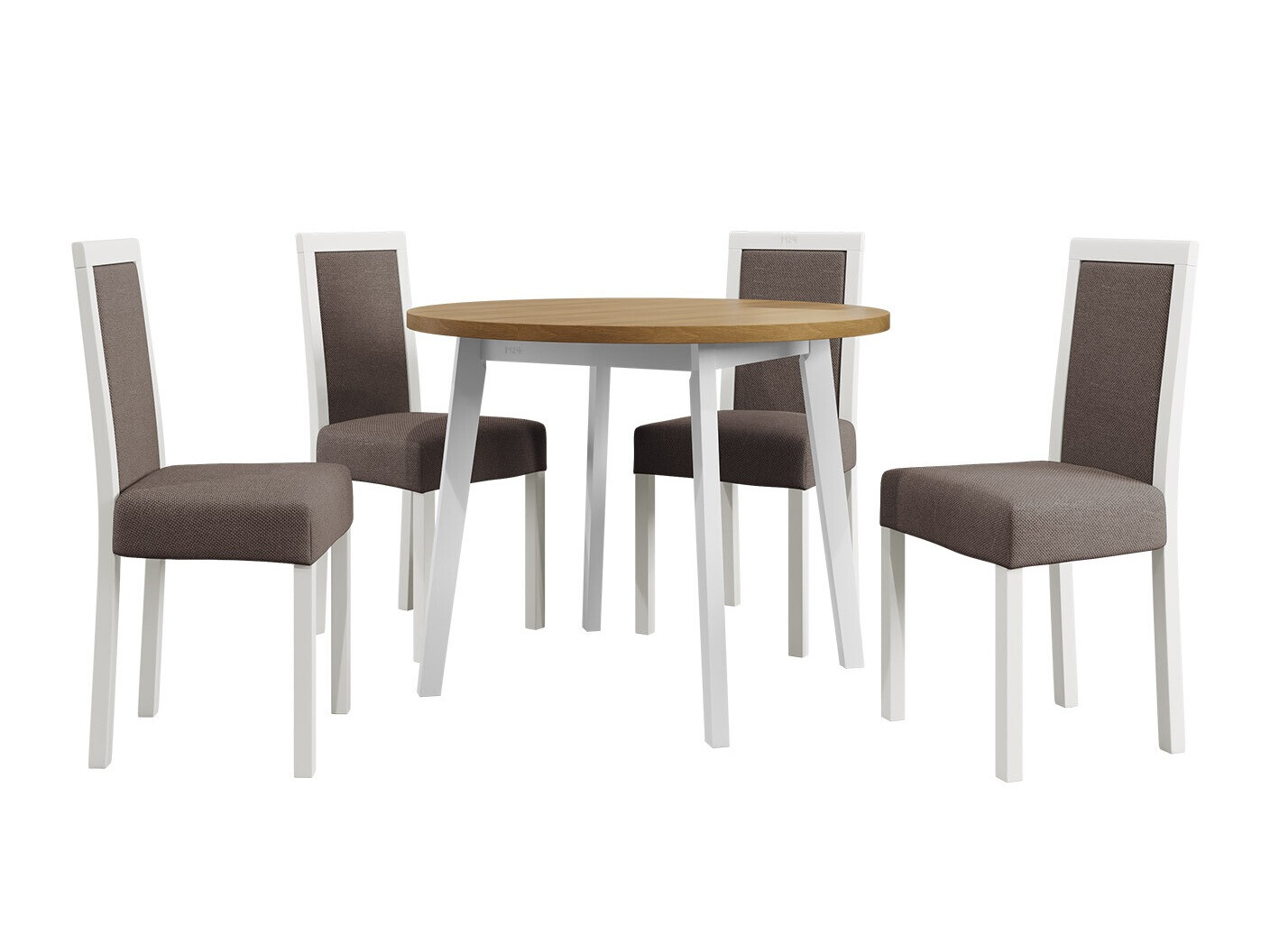 Conjunto de mesas y sillas para comedor Victorville 306 (Blanco)