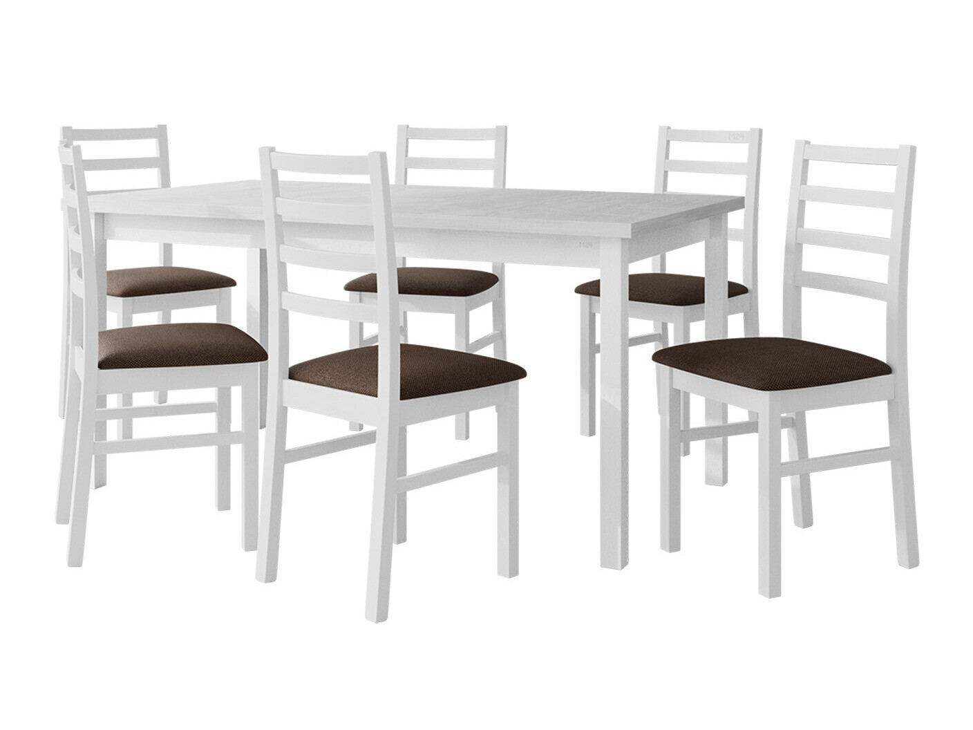 Conjunto de mesas y sillas para comedor Victorville 307 (Blanco)