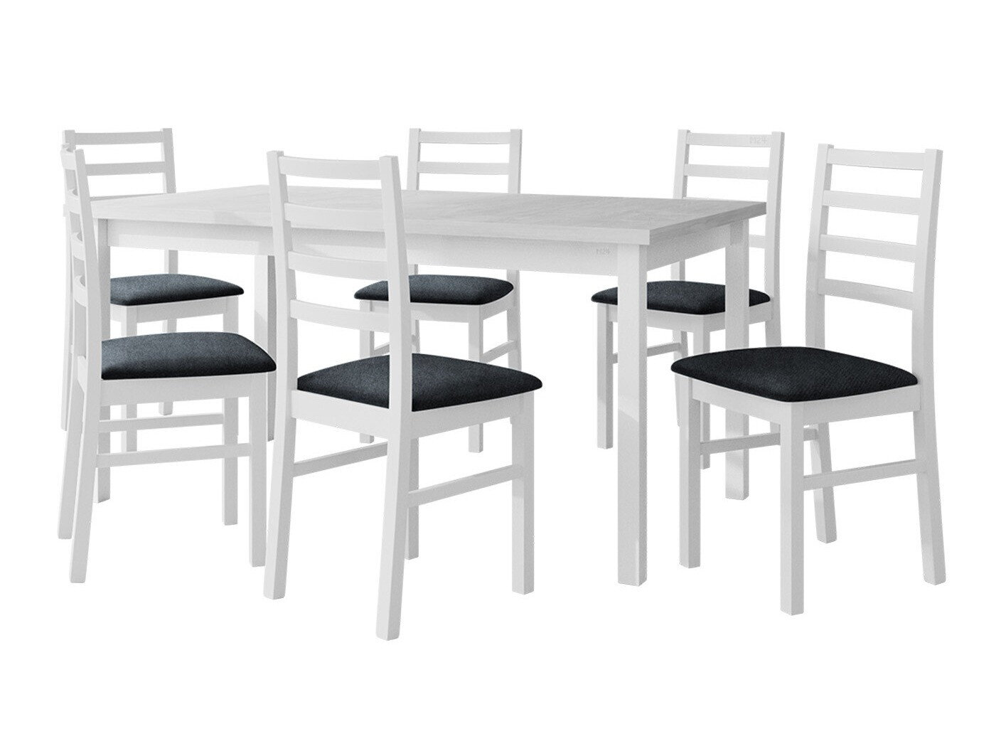 Conjunto de mesas y sillas para comedor Victorville 307 (Blanco)