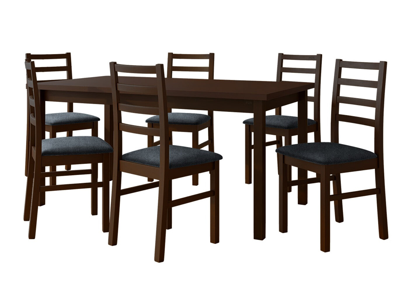 Conjunto de mesas y sillas para comedor Victorville 307 (Nuez)