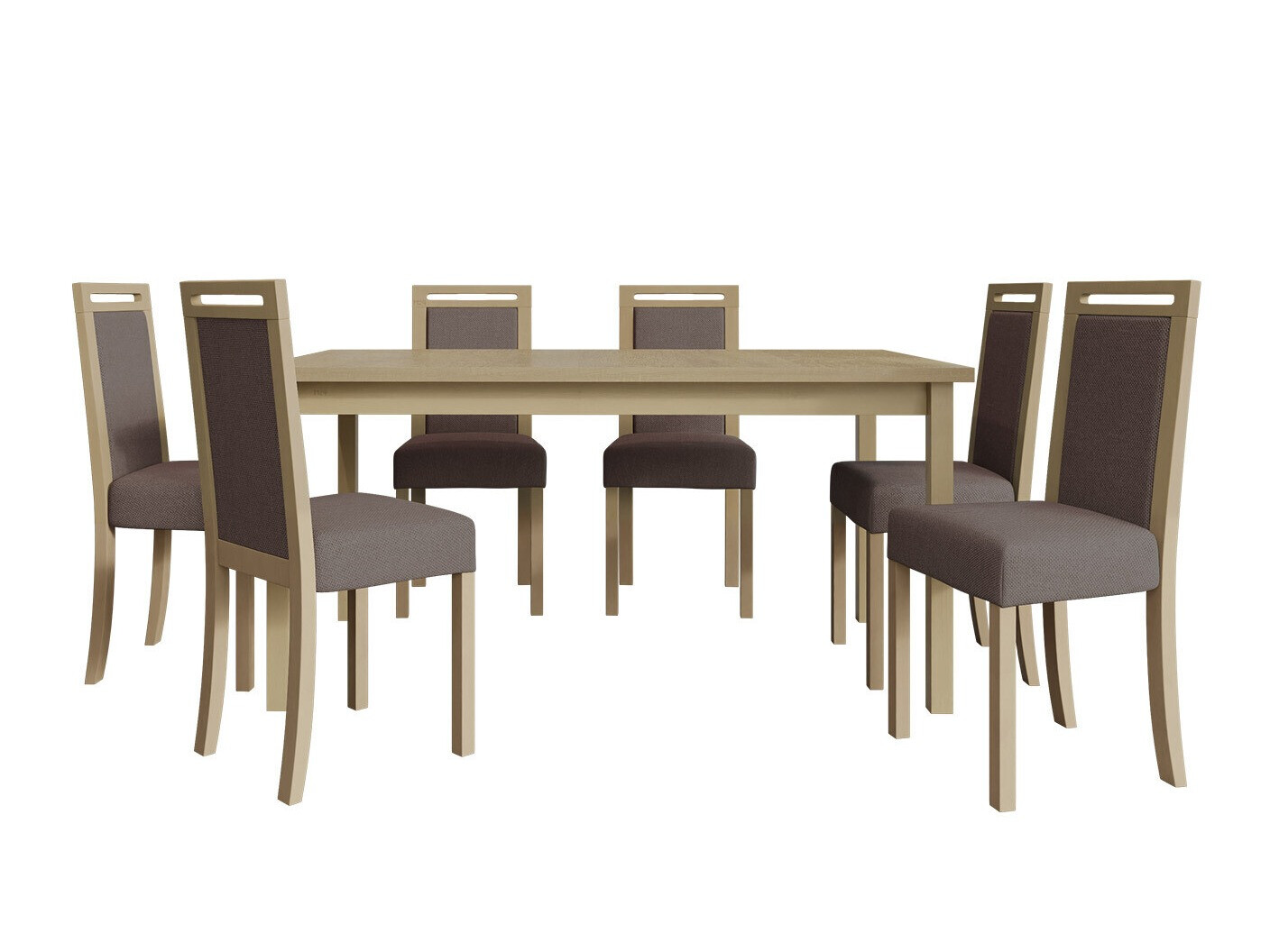 Conjunto de comedor Victorville 308 (Roble Sonoma)