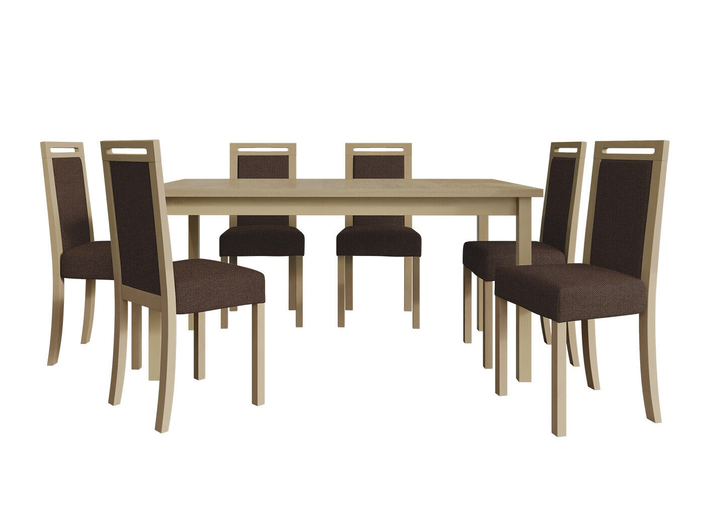 Conjunto de mesas y sillas para comedor Victorville 308 (Roble Sonoma)