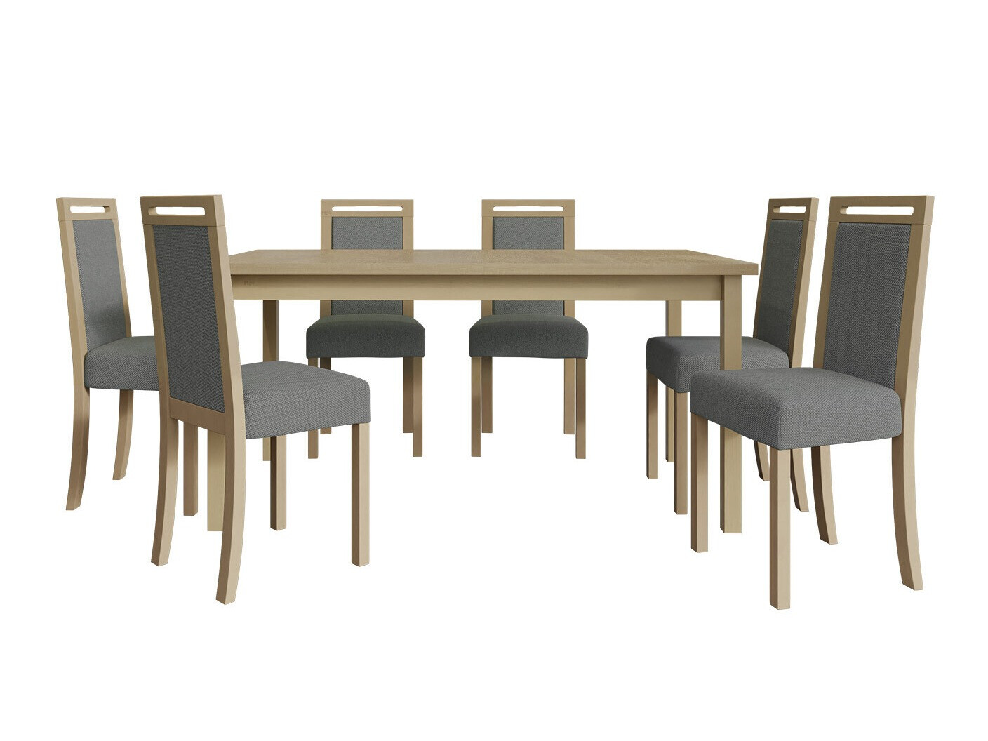 Conjunto de mesas y sillas para comedor Victorville 308 (Roble Sonoma)