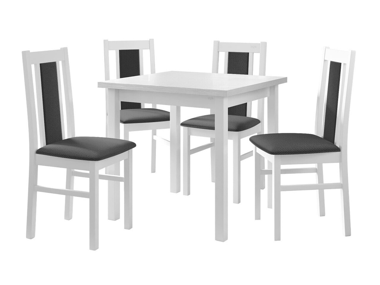 Conjunto de mesas y sillas para comedor Victorville 310 (Blanco)