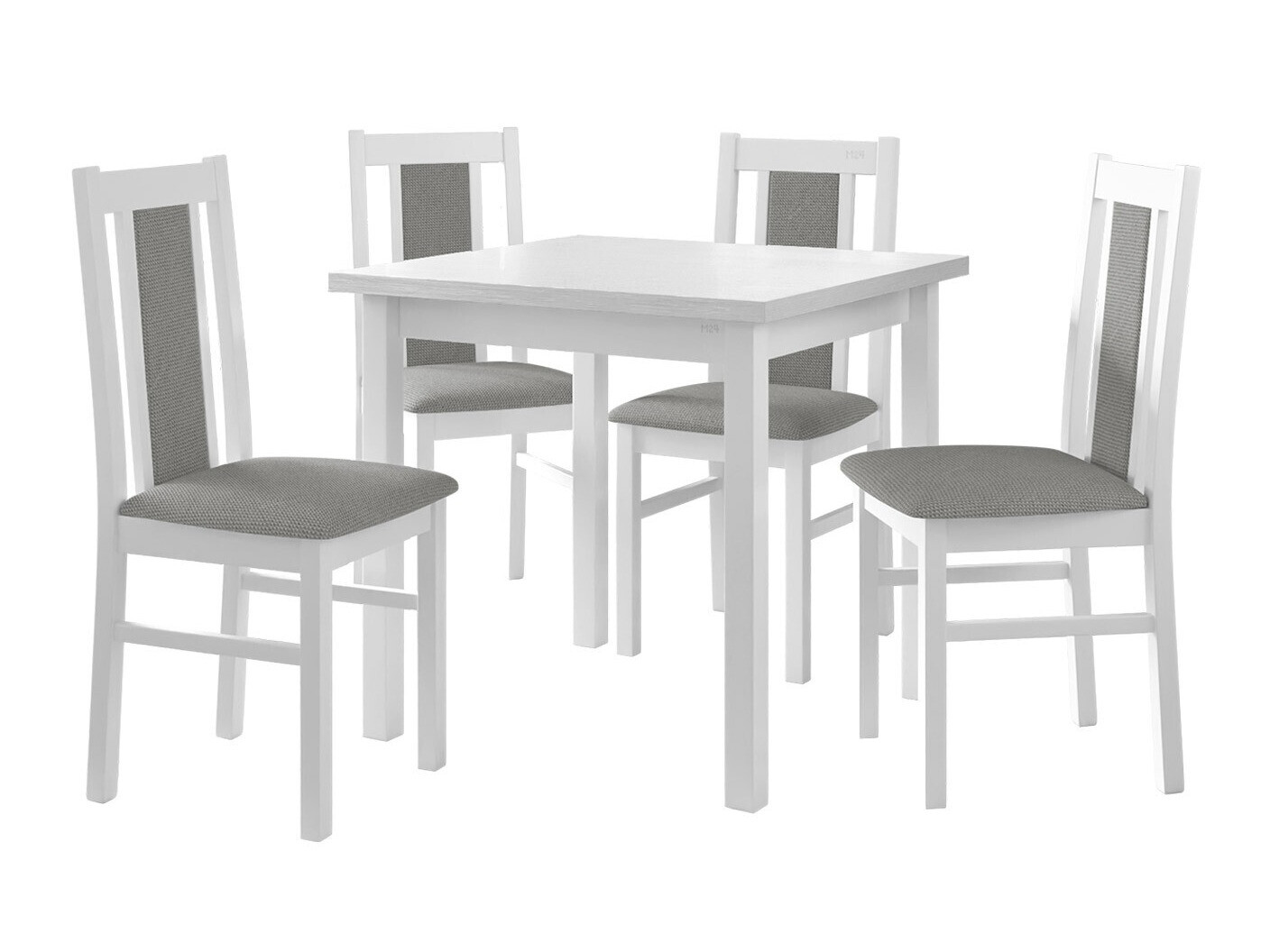 Conjunto de mesas y sillas para comedor Victorville 310 (Blanco)