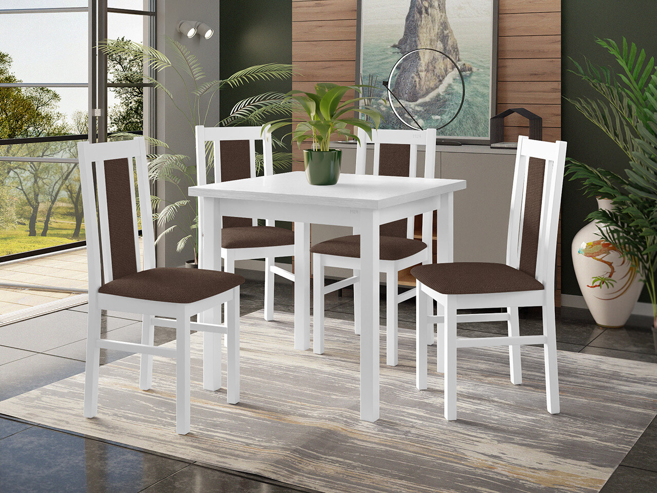 Conjunto de mesas y sillas para comedor Victorville 310 (Soro 28)