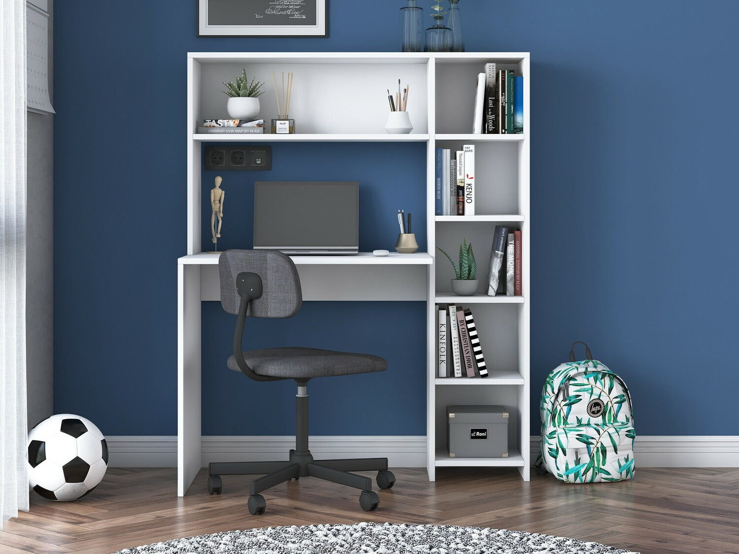 Mesa de oficina Kailua 243 (Blanco)