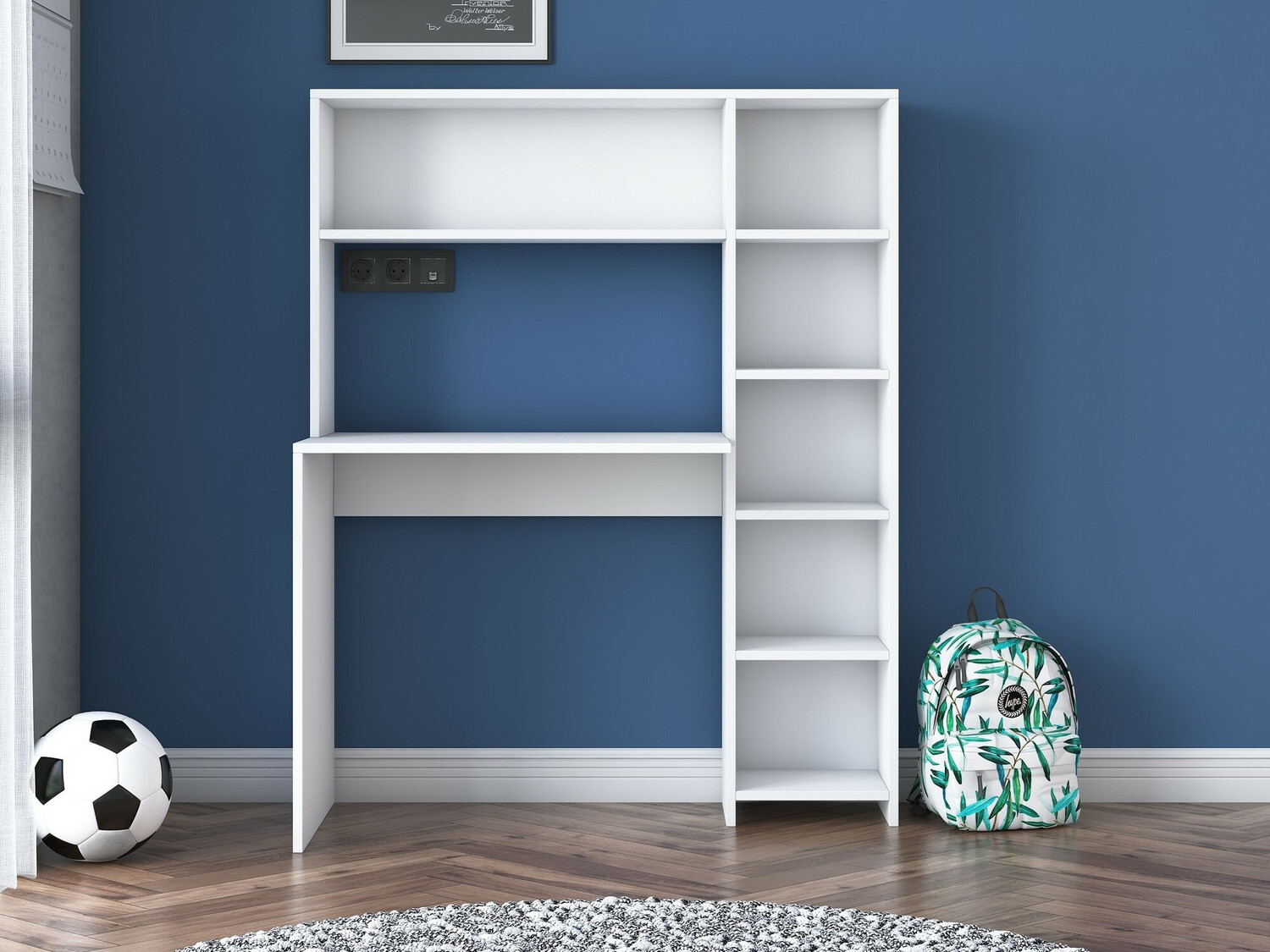 Mesa de oficina Kailua 243 (Blanco)