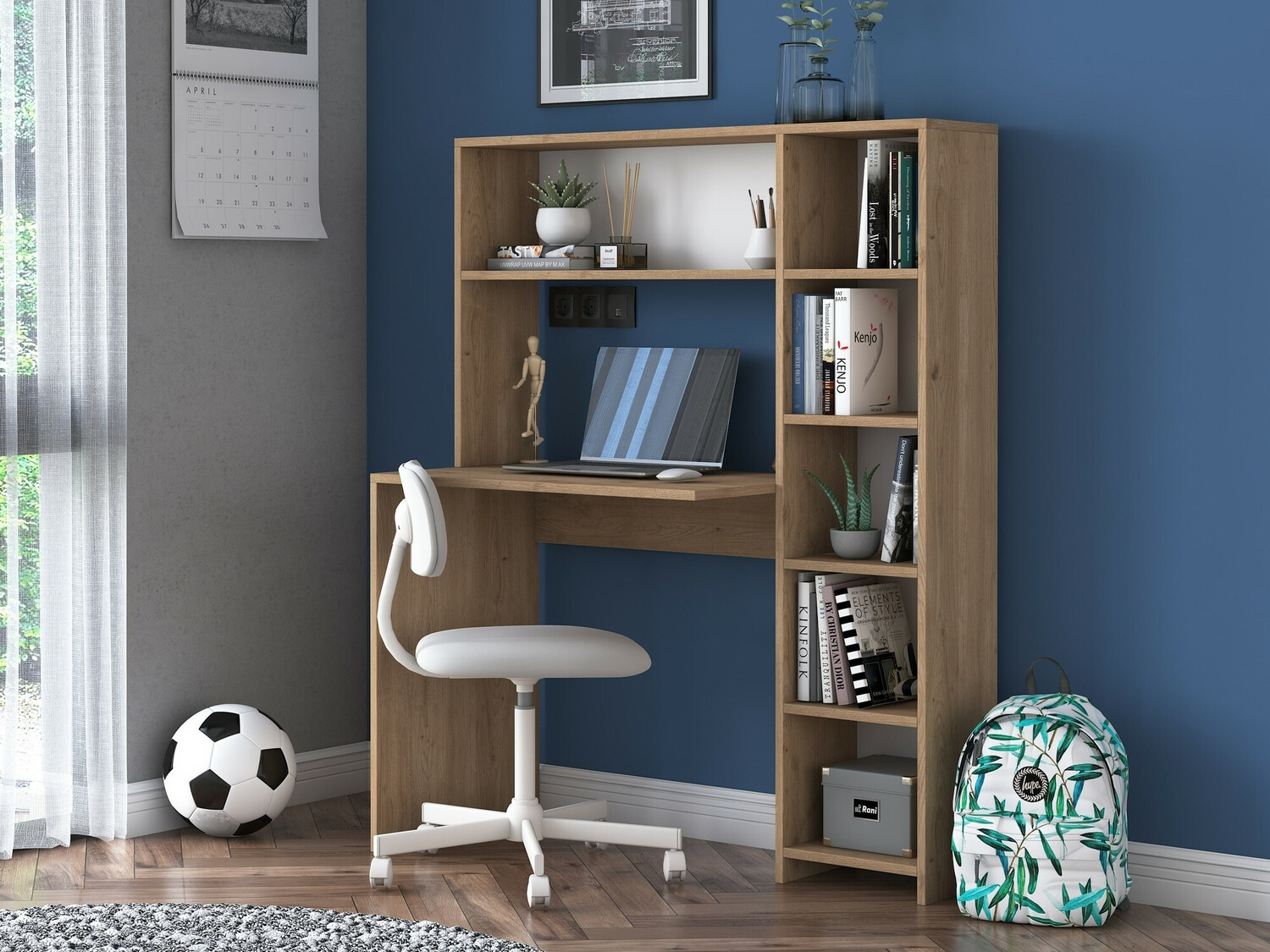 Mesa de oficina Kailua 243 (Roble)