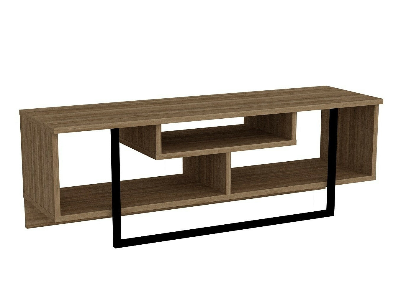 Mueble TV Kailua 246 (Nuez + Negro)