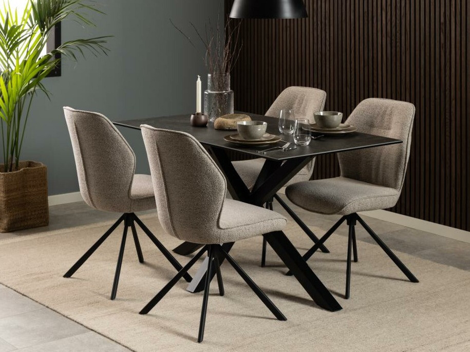 Silla Norsica 679 (Crema + Negro)