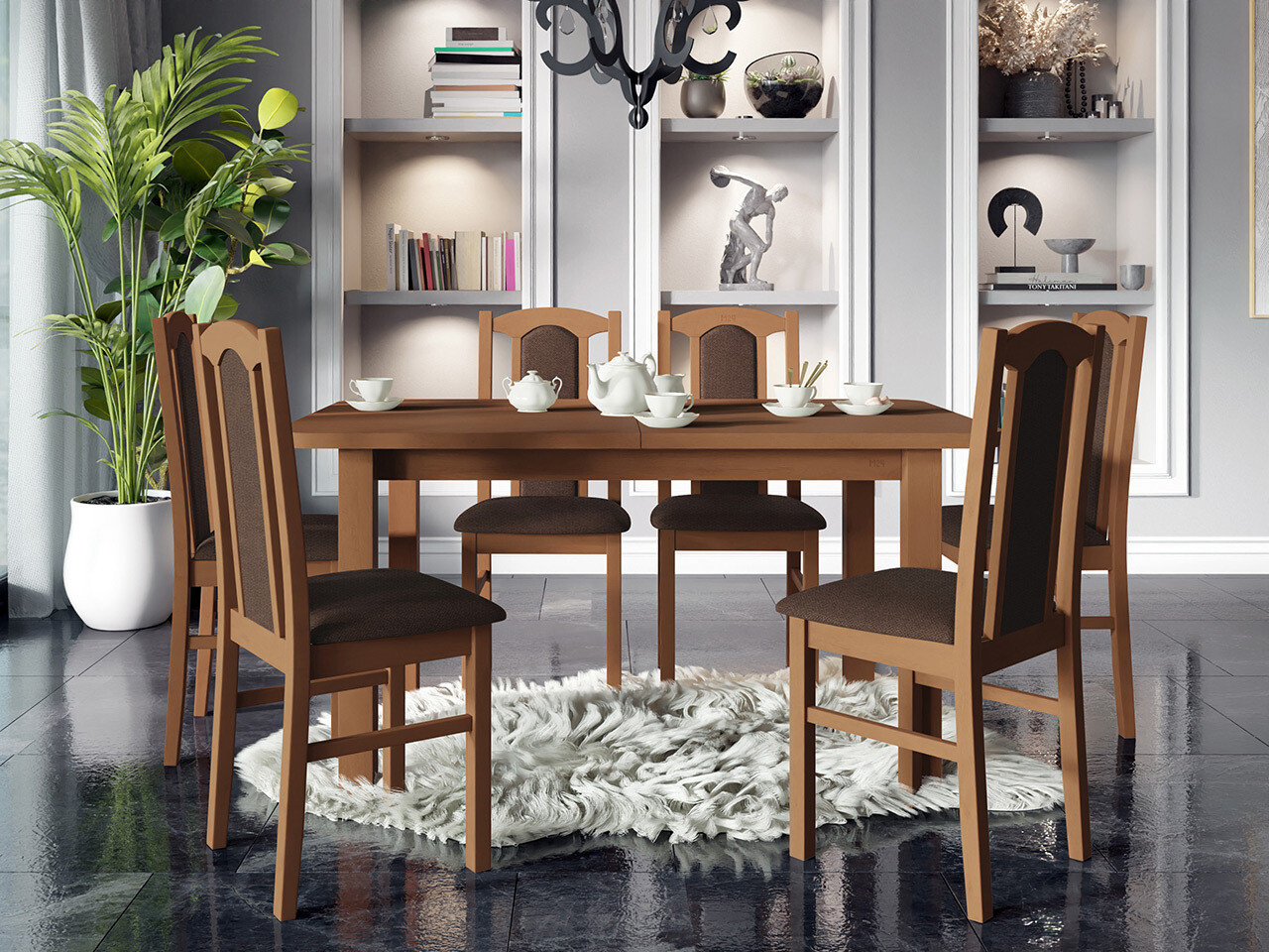 Conjunto de comedor Victorville 312 (Aliso)