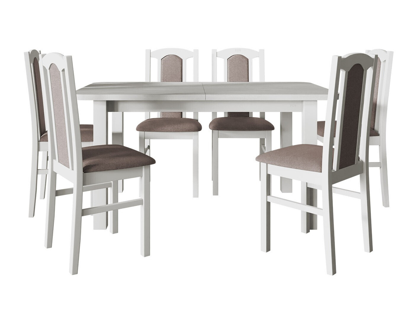 Conjunto de comedor Victorville 312 (Blanco)