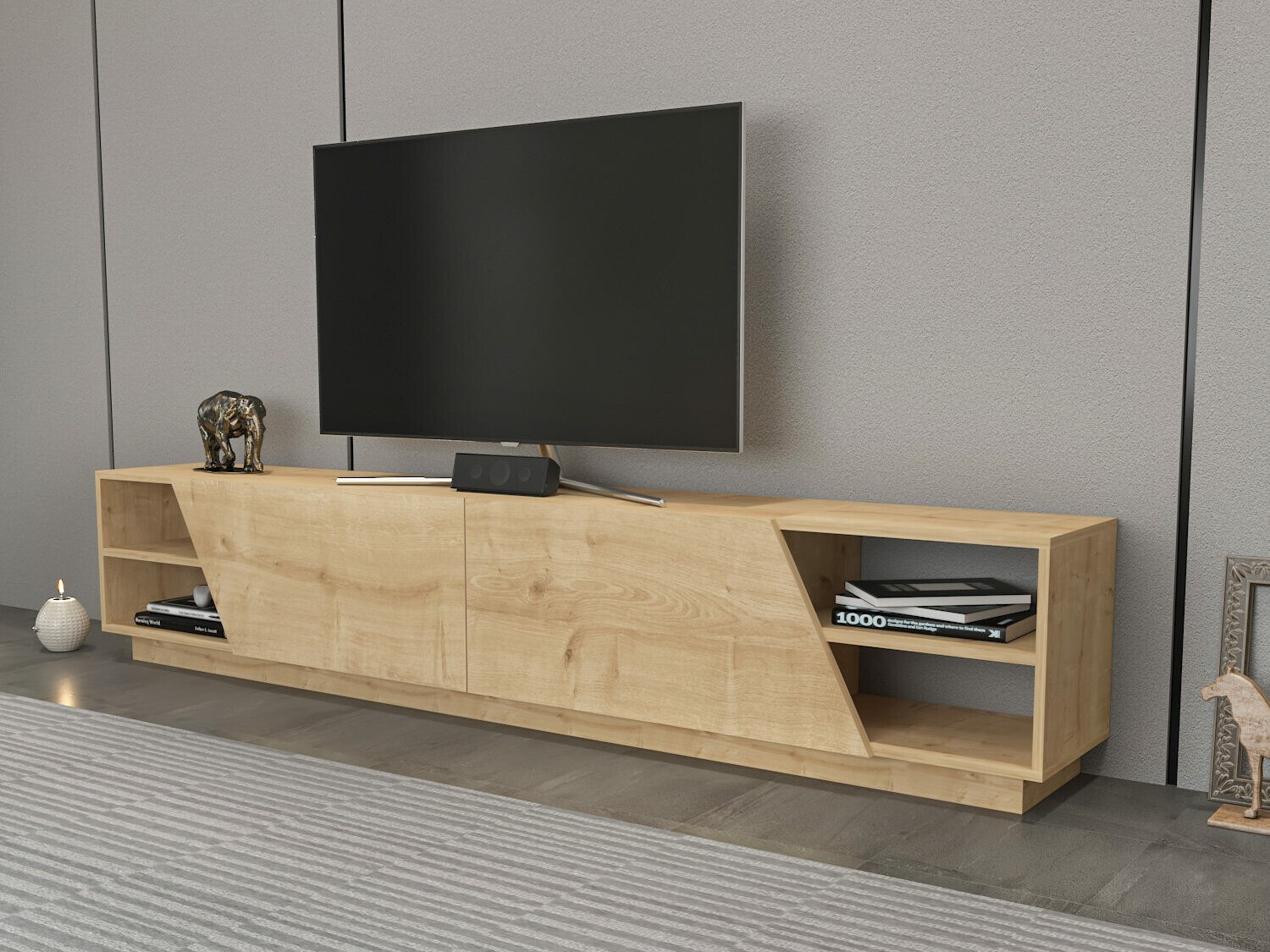 Mueble TV Kailua 260 (Roble)