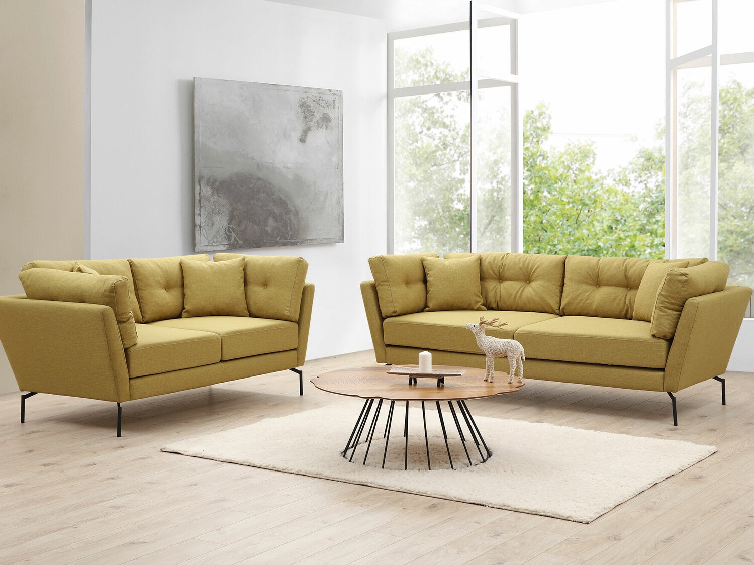 Sofá Altadena 186 (Amarillo)