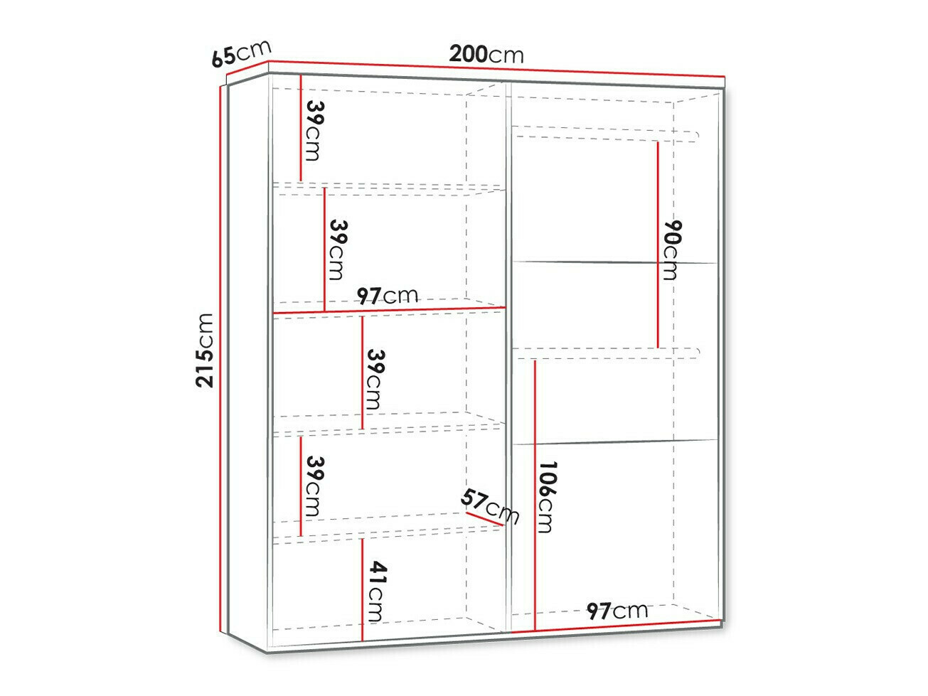 Armario Honolulu 125 (Negro)