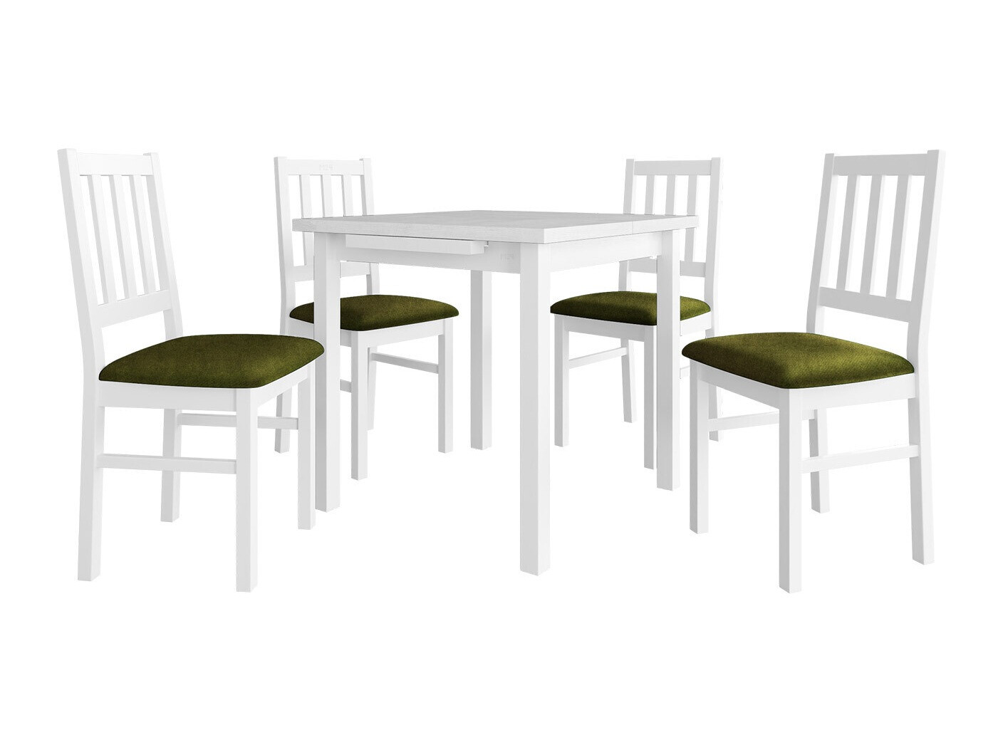 Conjunto de mesas y sillas para comedor Victorville 314 (Blanco)