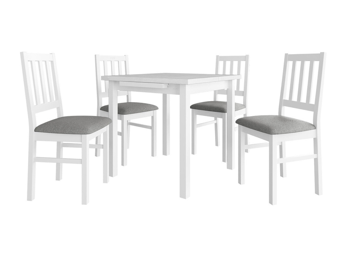 Conjunto de mesas y sillas para comedor Victorville 314 (Blanco)