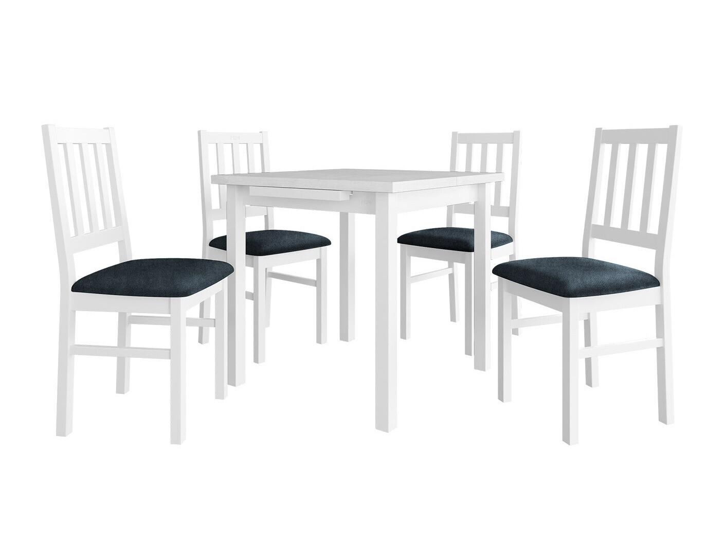 Conjunto de mesas y sillas para comedor Victorville 314 (Blanco)