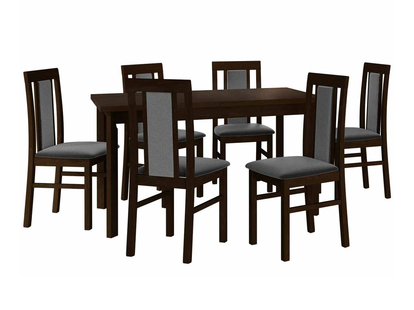 Conjunto de mesas y sillas para comedor Victorville 315 (Nuez)