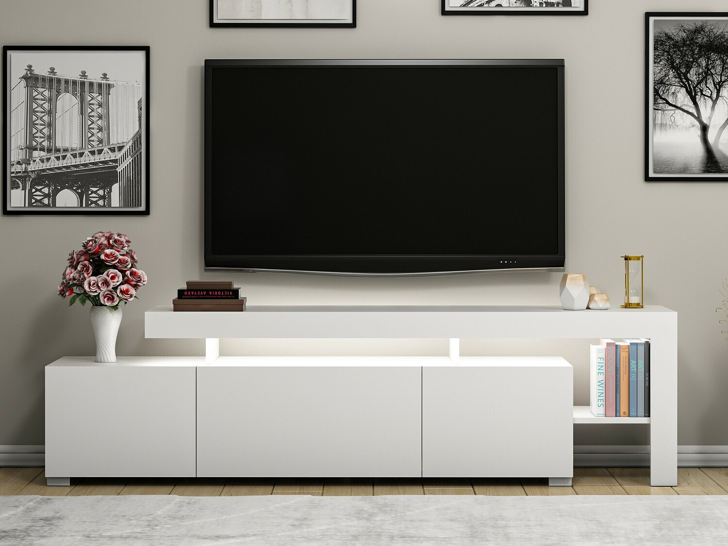 Mueble TV Kailua 292 (Blanco)