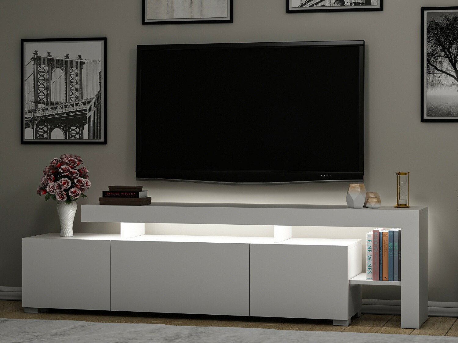 Mueble TV Kailua 292 (Blanco)