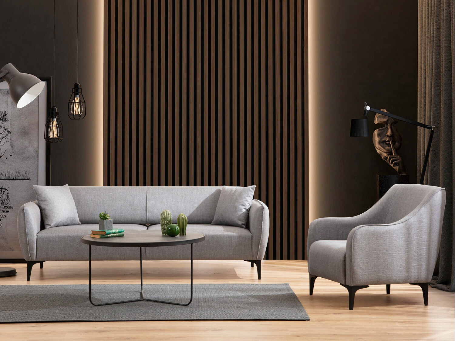 Sofá Altadena 201 (Gris)