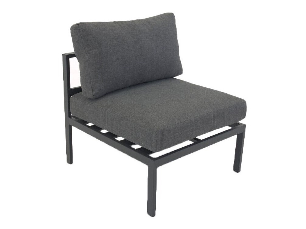 Sillón plara exterior Dallas 766 (Gris + Negro)