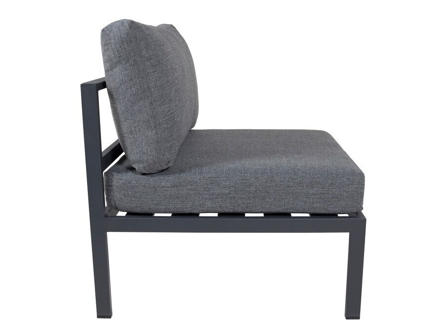 Sillón plara exterior Dallas 766 (Gris + Negro)