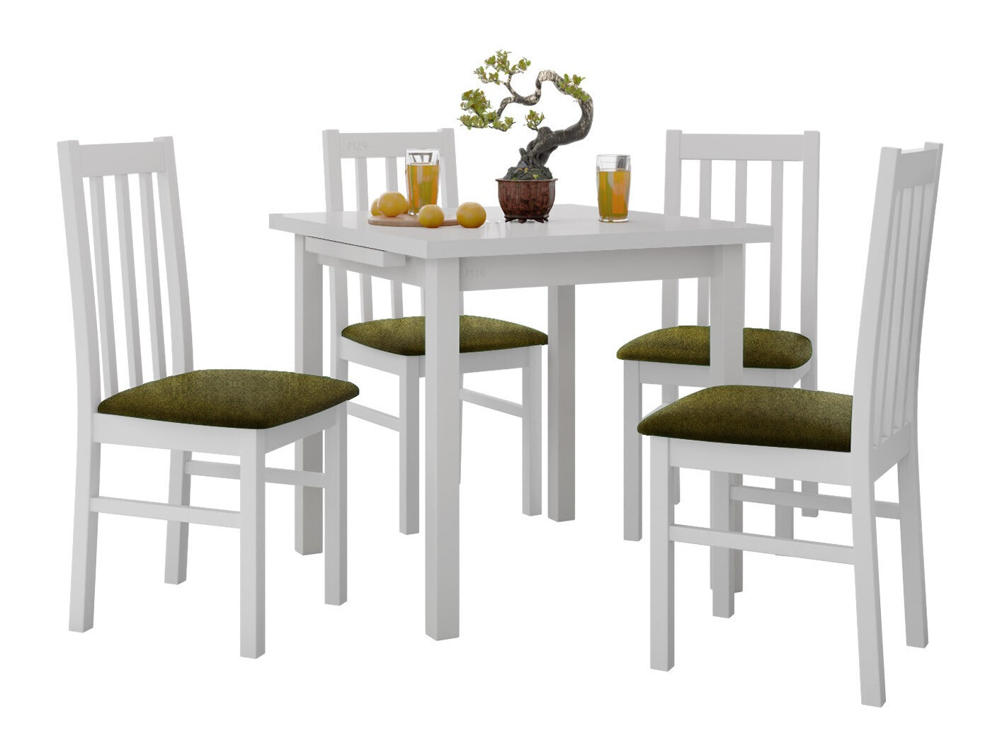Conjunto de comedor Victorville 319 (Blanco)