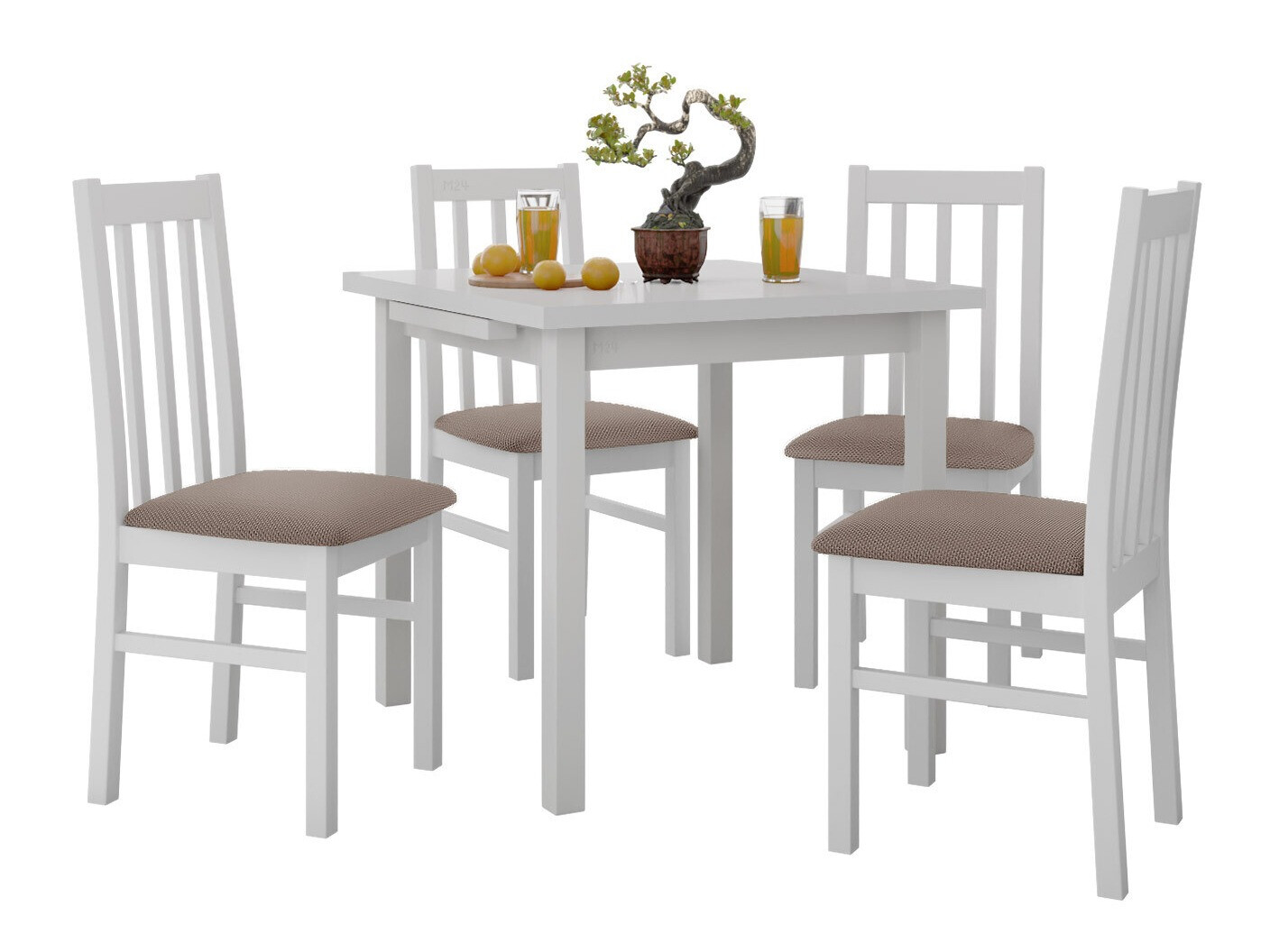 Conjunto de comedor Victorville 319 (Blanco)