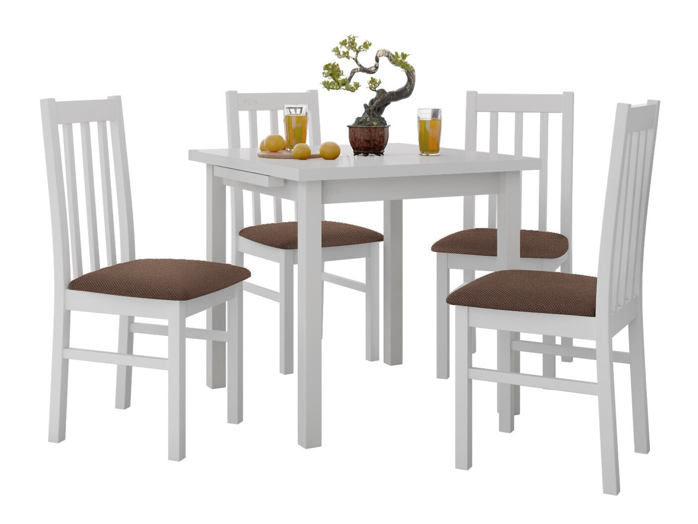 Conjunto de comedor Victorville 319 (Blanco)