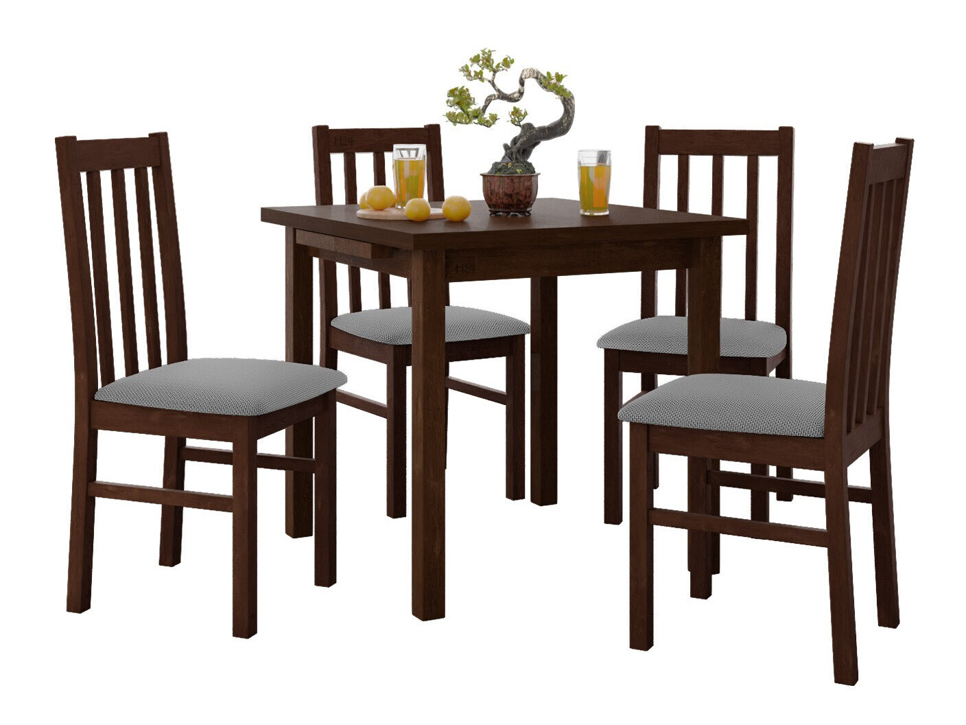 Conjunto de mesas y sillas para comedor Victorville 319 (Nuez)