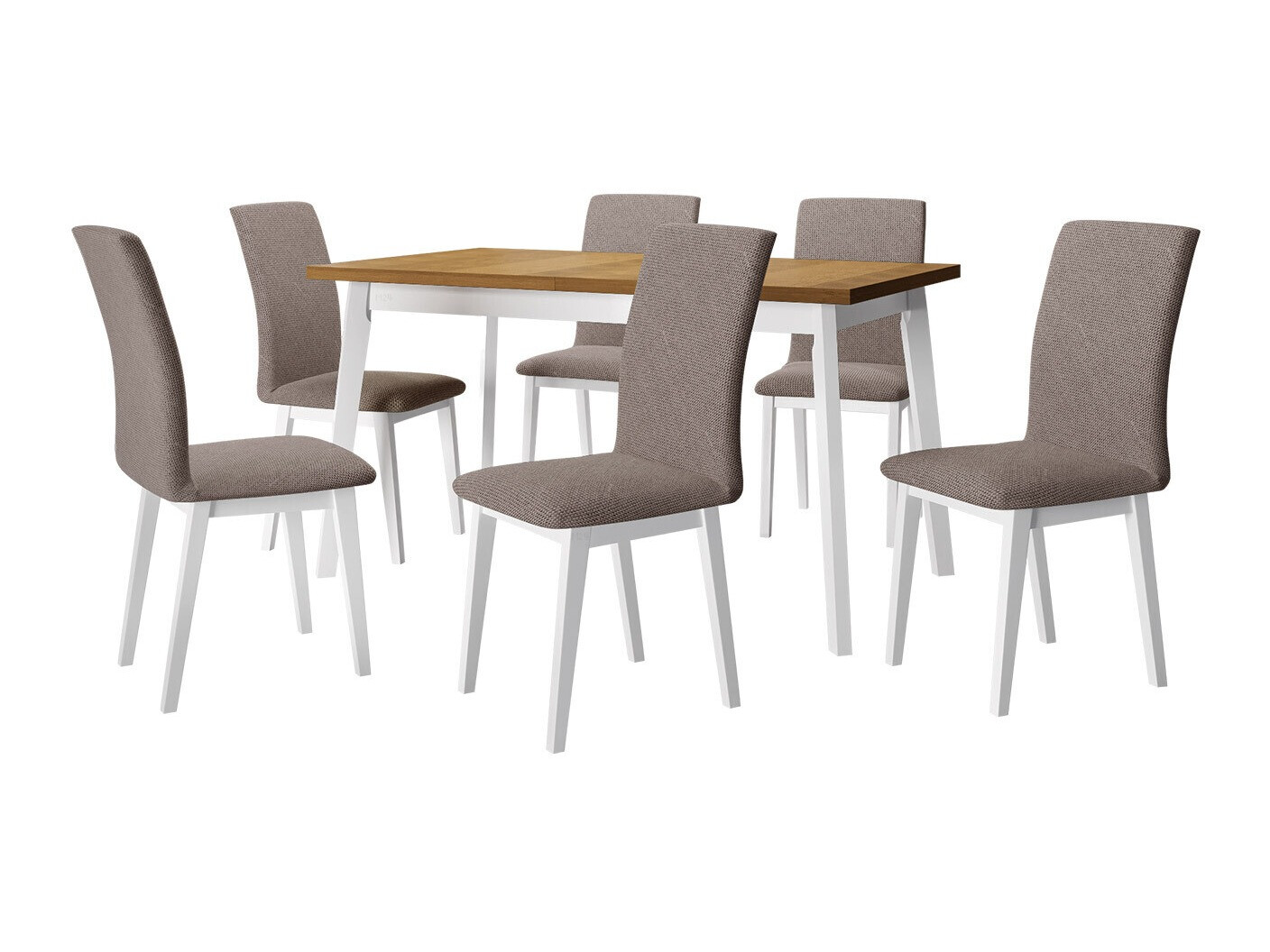 Conjunto de comedor Victorville 322 (Blanco)