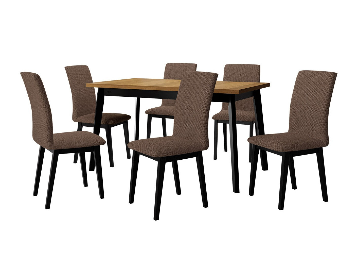 Conjunto de comedor Victorville 322 (Negro)