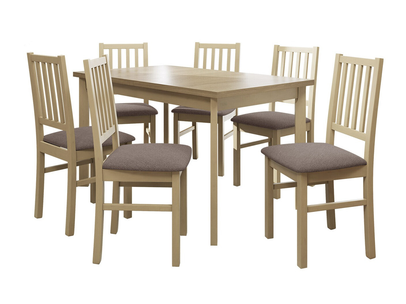 Conjunto de mesas y sillas para comedor Victorville 320 (Roble Sonoma)