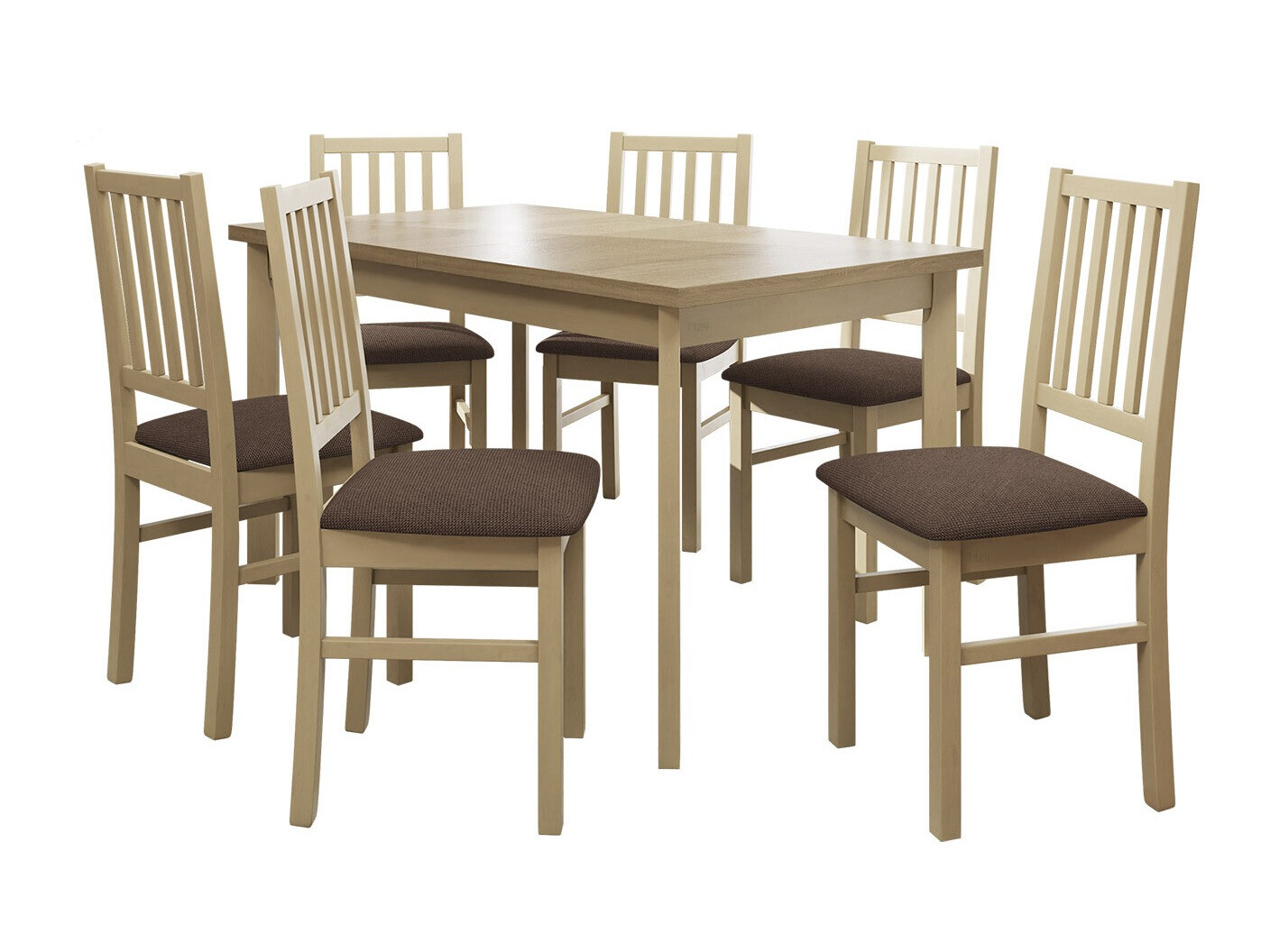 Conjunto de mesas y sillas para comedor Victorville 320 (Roble Sonoma)