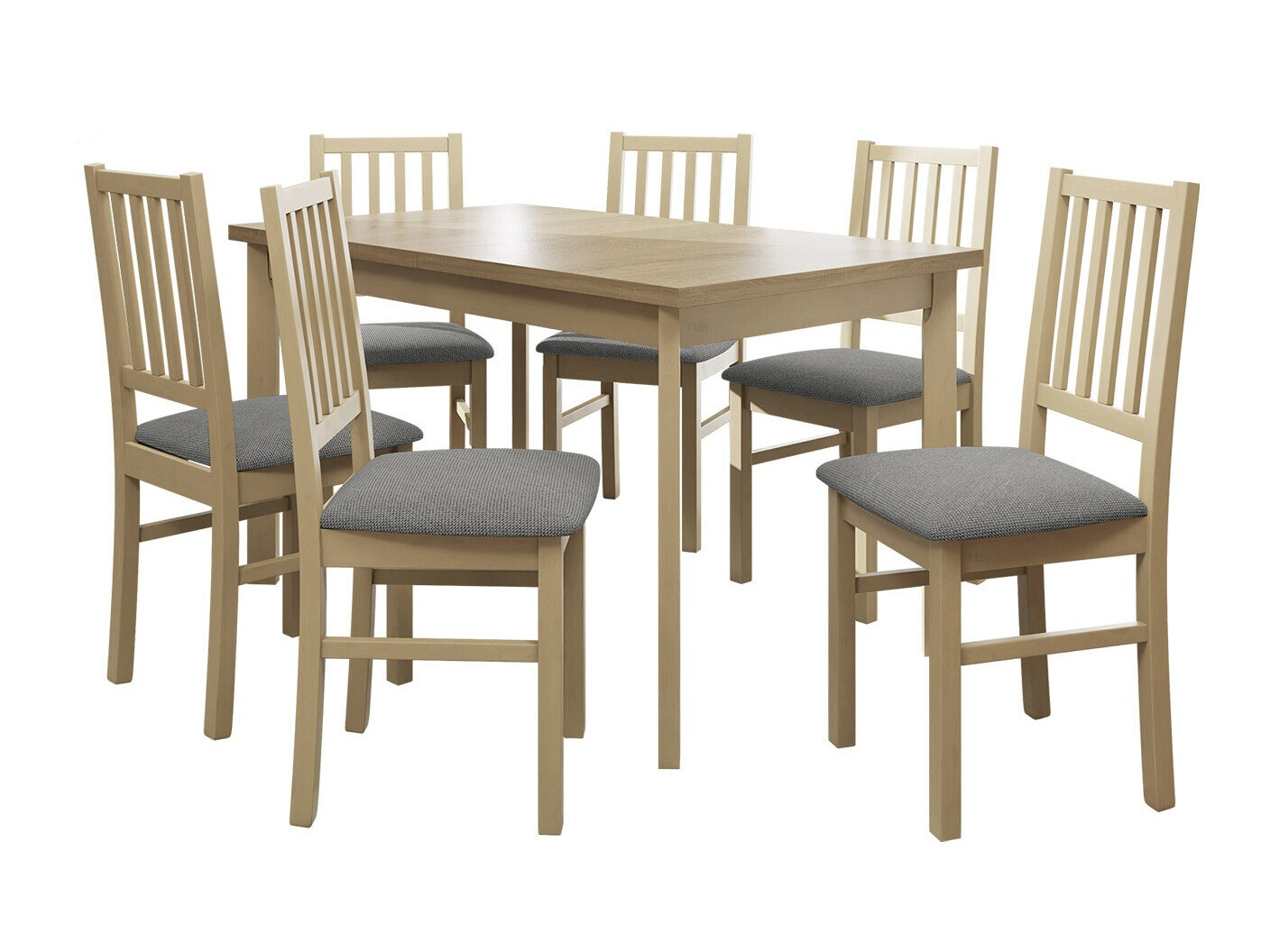 Conjunto de mesas y sillas para comedor Victorville 320 (Roble Sonoma)