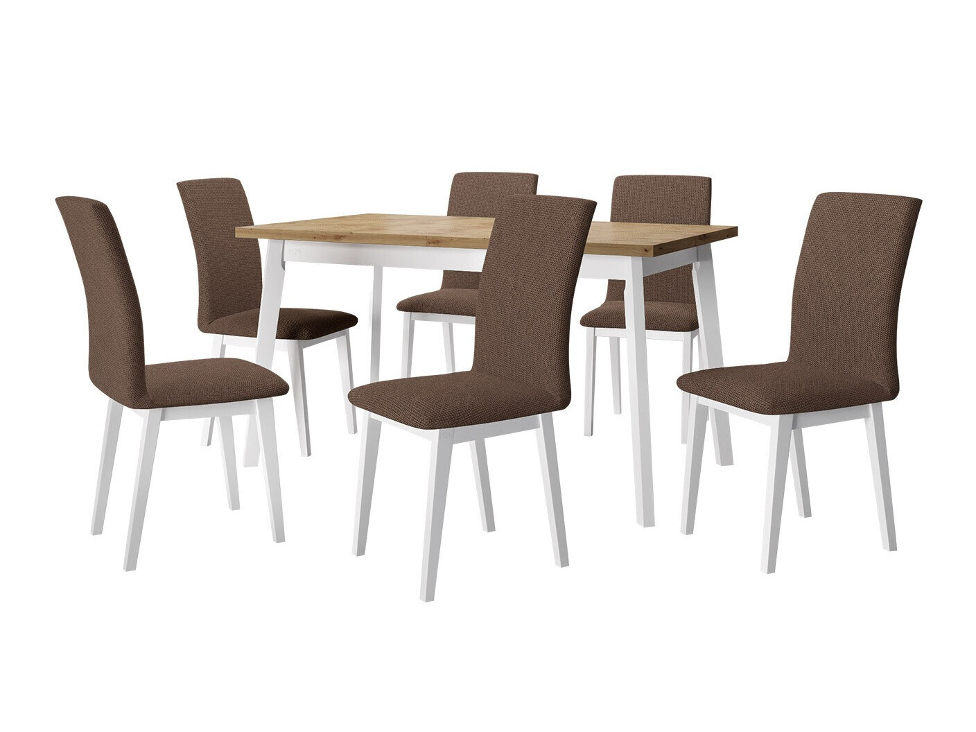 Conjunto de mesas y sillas para comedor Victorville 321 (Blanco)