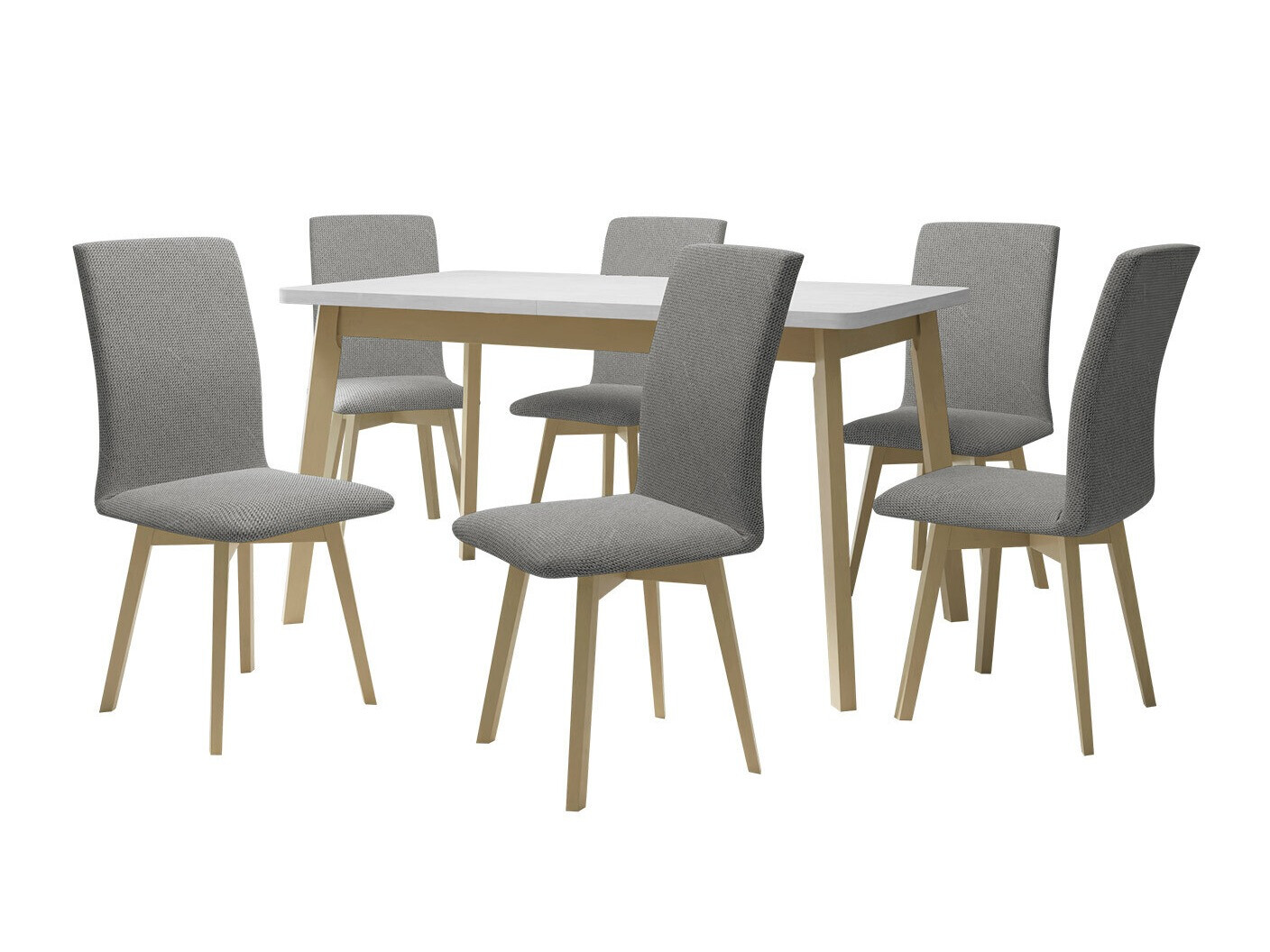 Conjunto de comedor Victorville 323 (Roble Sonoma)