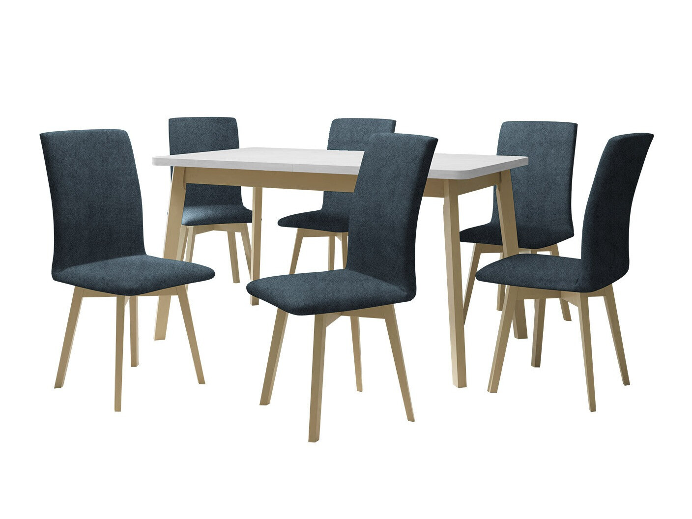 Conjunto de comedor Victorville 323 (Roble Sonoma)