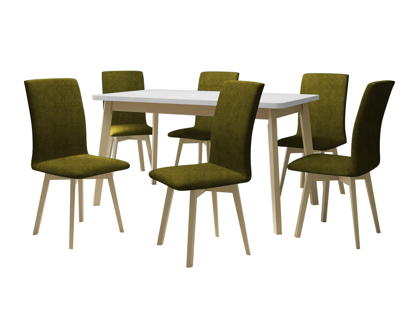 Conjunto de mesas y sillas para comedor Victorville 323 (Roble Sonoma)