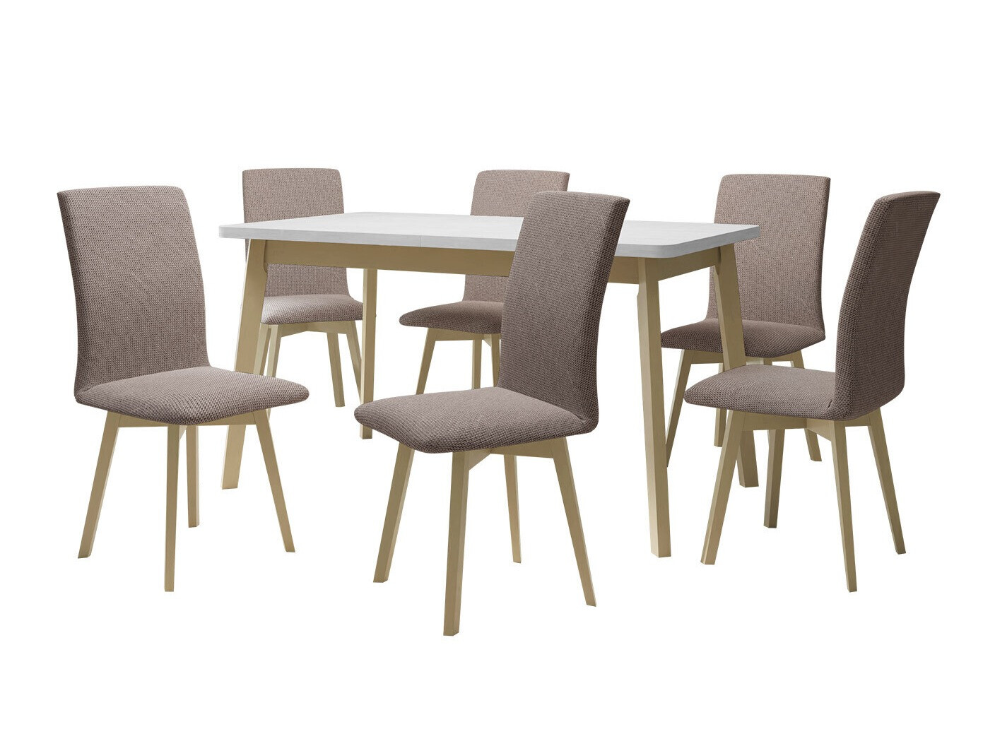 Conjunto de mesas y sillas para comedor Victorville 323 (Roble Sonoma)