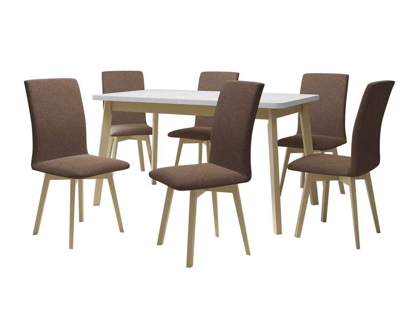 Conjunto de mesas y sillas para comedor Victorville 323 (Roble Sonoma)