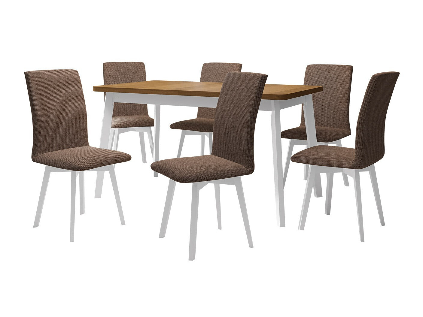 Conjunto de comedor Victorville 324 (Blanco)