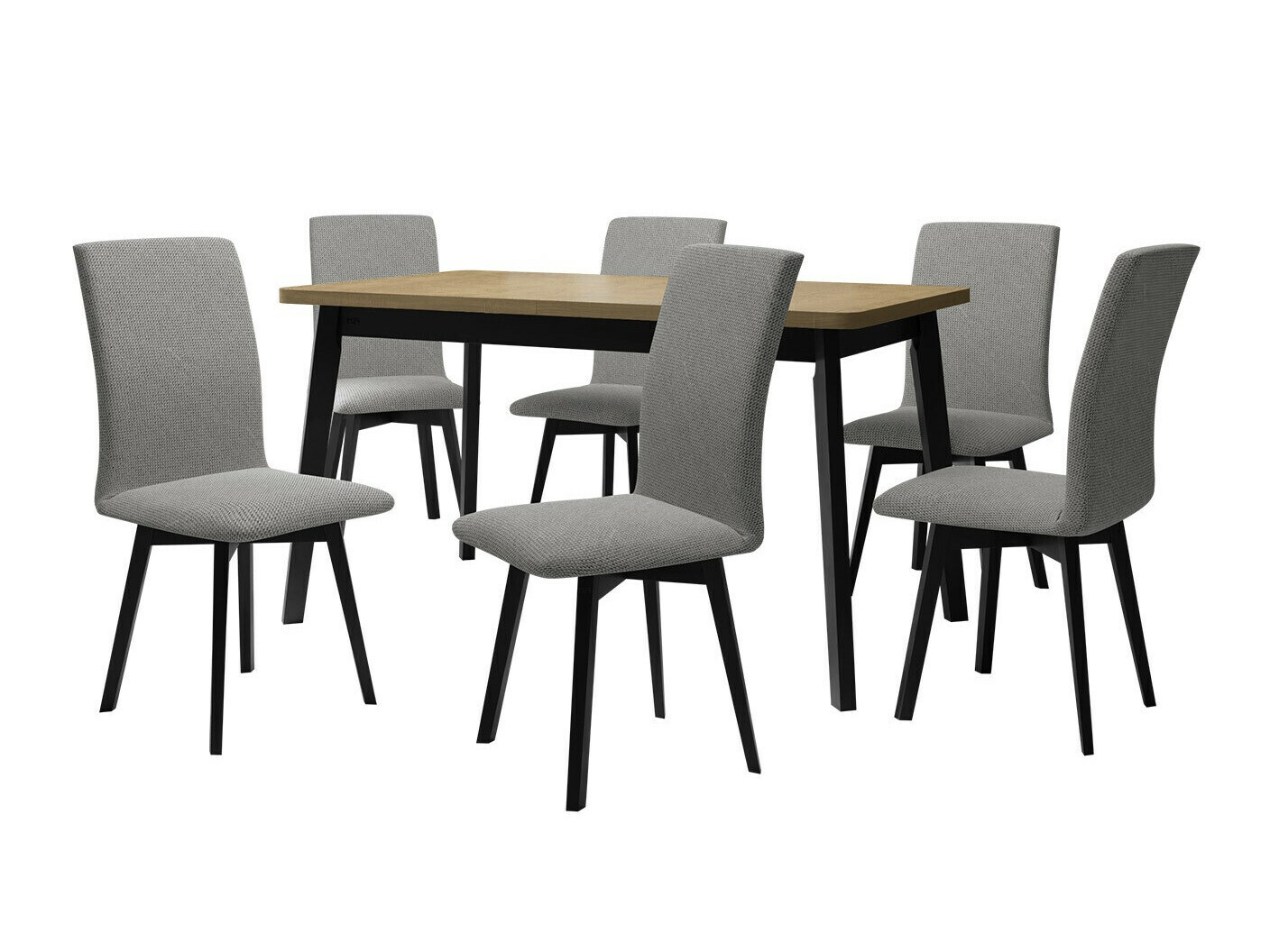 Conjunto de comedor Victorville 325 (Negro)