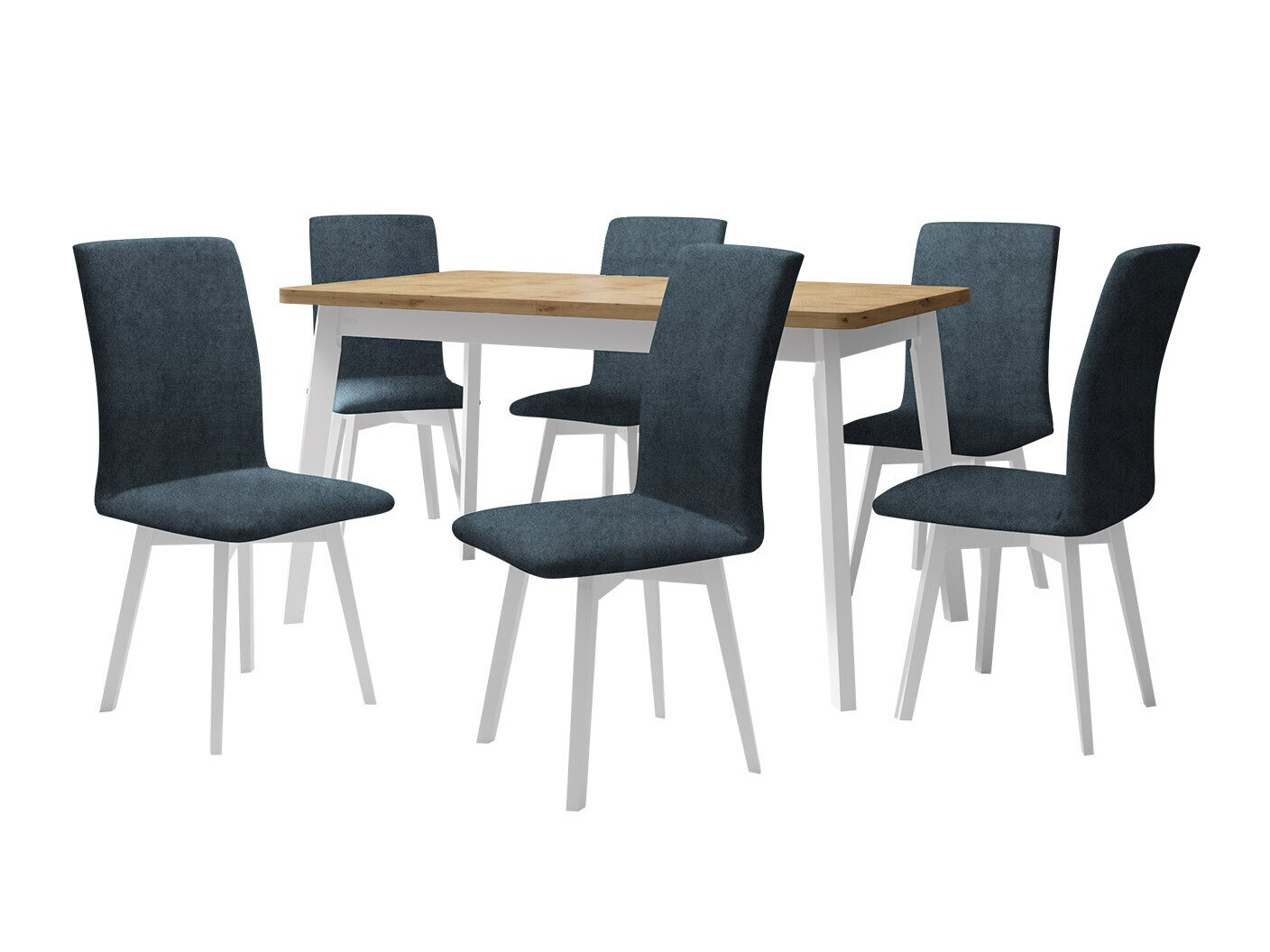 Conjunto de comedor Victorville 326 (Blanco)