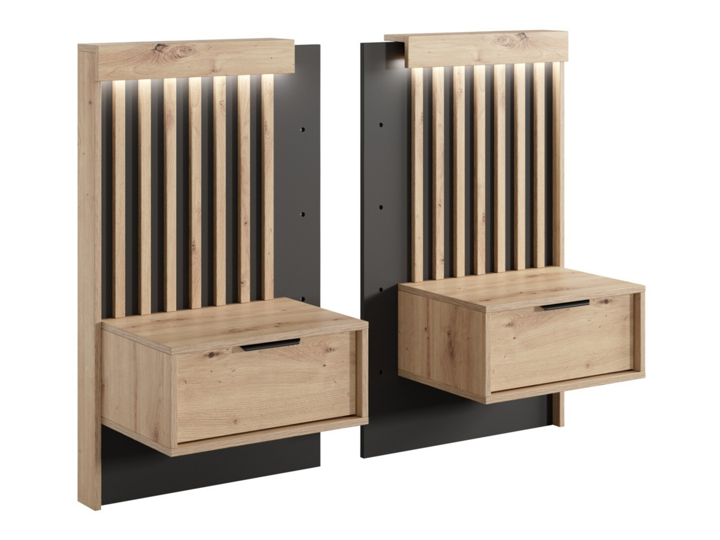 Conjunto de mesitas de noche Lusone 105