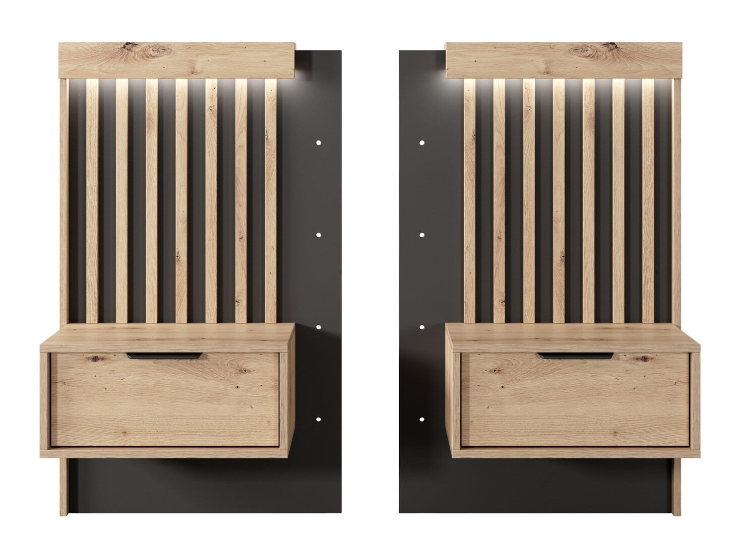 Conjunto de mesitas de noche Lusone 105