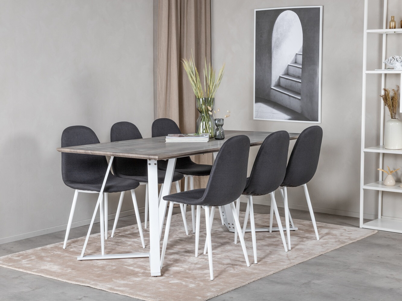 Conjunto de mesas y sillas para comedor Dallas 1804